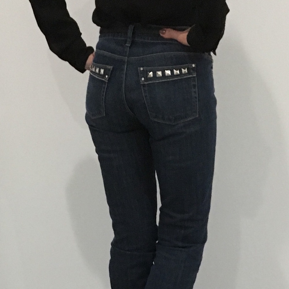WHITE HOUSE BLACK MARKET Studded Boot Cut Jeans *HP*